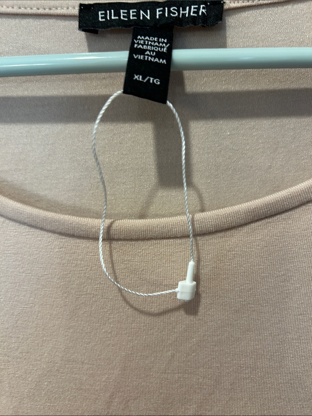 Eileen Fisher Stretch Jersey Knit Jewel Neck Dress - Picture 6 of 8